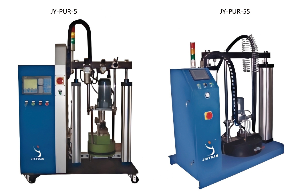 ماكينة تذويب الغراء الحراري ذات برميل، JY-PUR