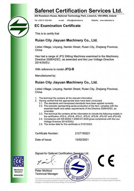 شهادة CE لآلة طلاء المادة اللاصقة للشريط بالذوبان الساخن، سلسلة JYT-B
